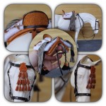 Традиционный комплект испанской амуниции на коллекционную лошадь в масштабе 1:9.  на коллек